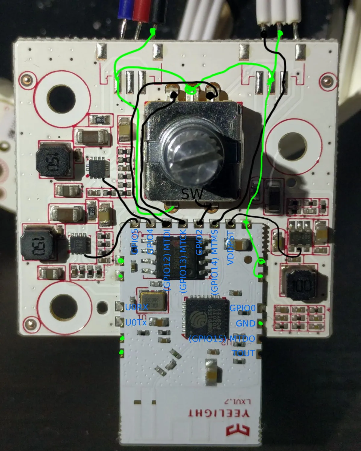 Mi Desk Lamp Pinout ESP8266 alt text